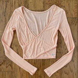alo Yoga Amelia Luxe Long Sleeve Crop